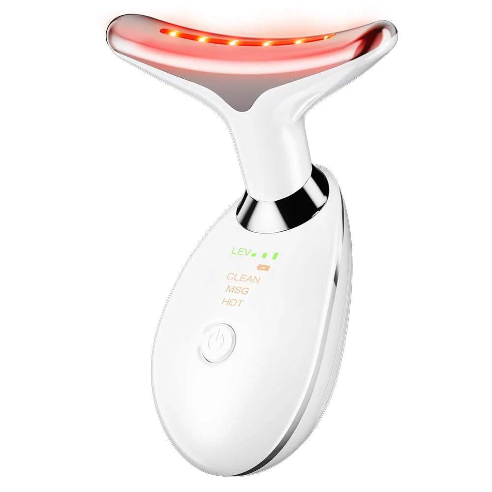Kairova GlowNek™ | LED Face & Neck Therapy Massager (7 in 1)
