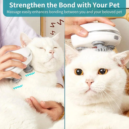 Electric Pet Massager for Dogs & Cats – Calming & Bonding Companion