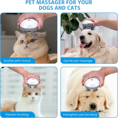 Electric Pet Massager for Dogs & Cats – Calming & Bonding Companion